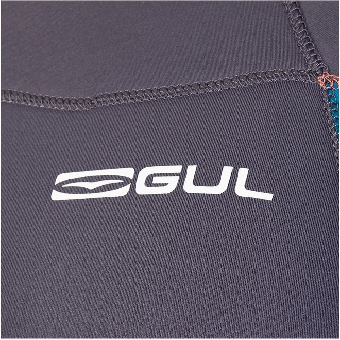 2024 Gul Womens Response 3/2mm GBS Back Zip Wetsuit RE1232-C1 - Grey / Marbel